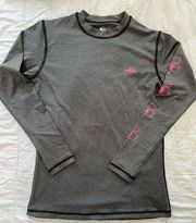 Never worn: Burnside Gray Rash Guard