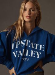 Pilcro Upstate Valley Mixed Media Hoodie 