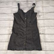 Bdg urban outfitters black denim dress size large