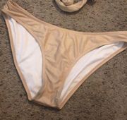wild fable Gold Shimmer Bikini bottom