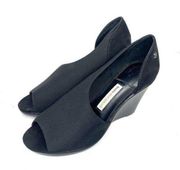 Dana Buchman Black Wedges Size 6.5