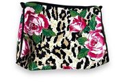 Nick & Nora cosmetic bag animal floral print