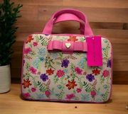Betsey Johnson Large Floral Bow Weekender Travel Accessory Bag New