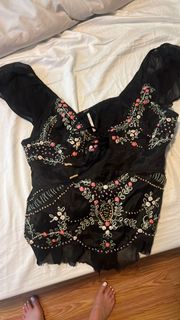 Floral Corset Top