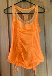 Neon Orange Workout Top