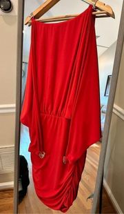 Boston Proper Slim Shape Chain Dress Heartthrob NWT Red Small. retail 119