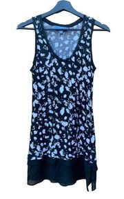 Simply Vera Wang women's size small black and cream floral, light weight dress