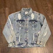 HIGHWAY DESTROYED DENIM JACKET