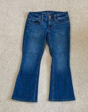 American Eagle  artist stretch jeans in size 4 short