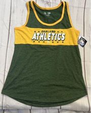 MLB Oakland A's Athletics Women's Tank Top Genuine Merch Sz M NWT