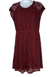 Adam Levine Women's Lace Lined Mini Dress Size L