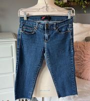 Denim Capris Jean 21 Womens 25 Low Rise Cutoffs