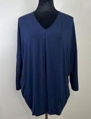 J. McLaughlin Dolman Sleeve Stretch Jersey Knit Modal Blend Top