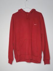 Nike Red Vintage  Hoodie Large