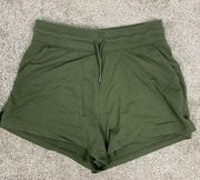 Green athletic‎ shorts