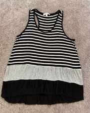 Hailey & Co women’s small sleeveless striped top