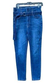 Denim Blvd Los Angeles women's apparel bag jeans Waist 16", inseam 26 1/…