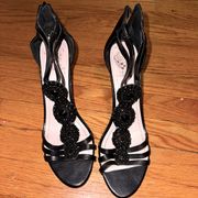 Embellished Wedge Sandal Heels