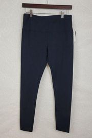 Workshop Republic Womens Night Life Leggings Small Black Fitted Cropped NEW