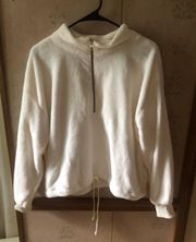 Old Navy White Quarter Zip