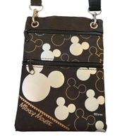 Disney Mickey Mouse Black Mini Crossbody Purse EUC