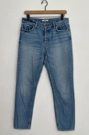 Denim Kiara Skinny Jeans Medium Wash Button Fly Women's Size 28
