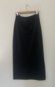 Black Midi Skirt