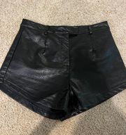 Leather Shorts