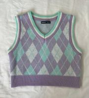 Argyle sweater vest