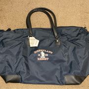 New NWT Disneyland Resort 1955 Navy Blue Large Duffel Overnight Bag Disney Parks