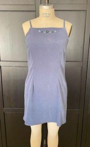 Vintage Y2K Arizona Jean Company Embroidered Mini Dress