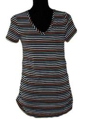 Isabel Maternity Striped Shirt Size S NWT
