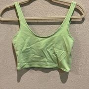 Topshop Womens Green Crop Tank‎ Top Size 4P