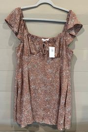 NWT brown spotted dress 