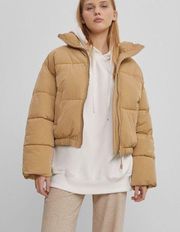 nwt camel puffer padded jacket