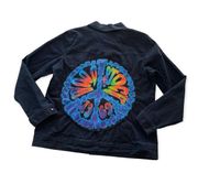 Woodstock 1969 Festival Graphic Indigo Denim Reworked Custom Jacket