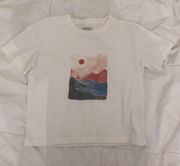 Madewell Sunset Cropped Tee