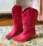 Hot Pink Cowgirl Boots
