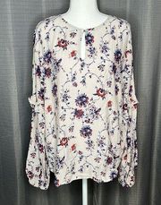 4OUR DREAMERS SMALL OFF WHITE FLORAL BLOUSE New