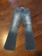 Light Wash Boot Cut Jeans