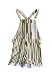 Full Circle Trends Striped Soft Coveralls Shorts Size 1X