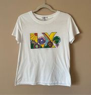 SUB_URBAN RIOT | White Colorful Love Graphic Tee Sz S