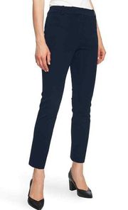 1.state Twill Slim Ankle Pants Blue Night Size 10 New with Tags