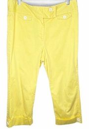 Tommy Hilfiger yellow Capri Golf Pants Size 10