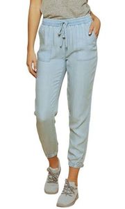 Thread + Supply Serena Lyocell Joggers in Jolie baby blue wash size XS