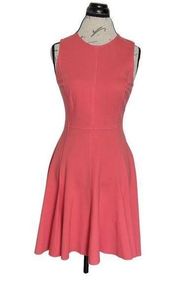 Halston Heritage Womens Dress Sz 4 Fit & Flare Mini Stretch Sleeveless Cocktail