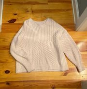 Sweater Size Large Light Pink