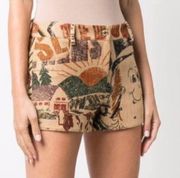 Moschino Sketch Print Shorts