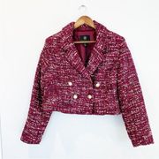 1960 Tweed One Button Blazer Jacket Size Large NEW