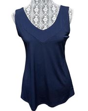 Royce Women's Navy Sleeveless Top / Size Large